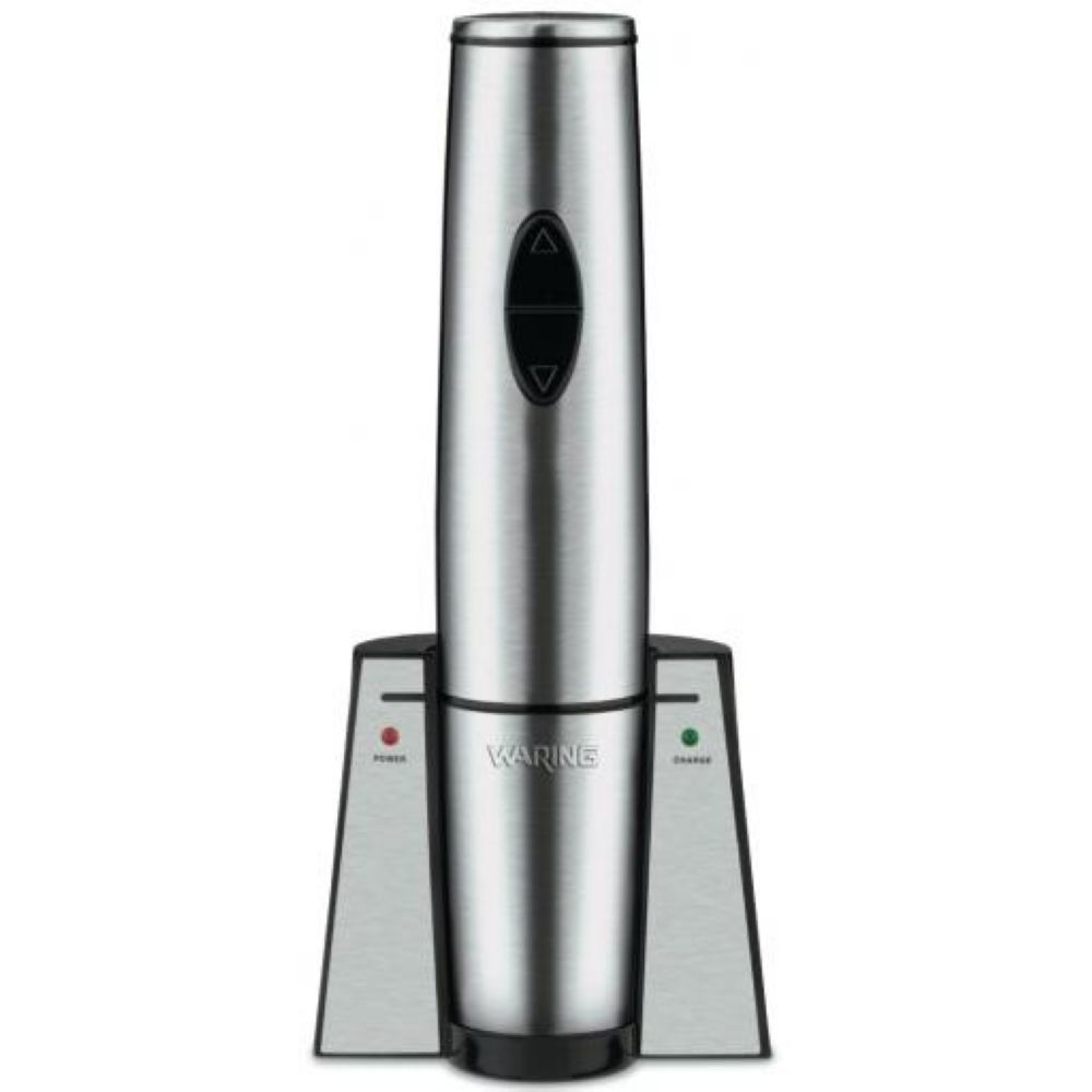 Waring Commercial Cordless Rechargeable Portable Electric Wine Bottle Opener, 120 Volts