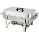 Winco Newburg Stainless Steel Full Size Chafer, 8 Quart.