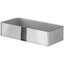 Winco Stainless Steel Rectangular Sugar Packet Holder, 3 3/16 x 2 1/2 inch -- 12 per case.