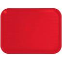 Winco Plastic Red Fast Food Tray, 12 x 16 inch -- 12 per case.