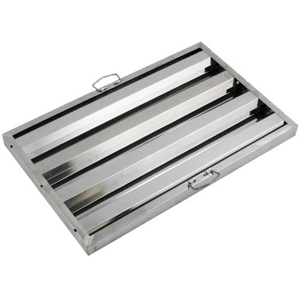 Winco Stainless Steel Vertical Hood Filter, 25 x 16 x 1 1/2 inch -- 6 per case.