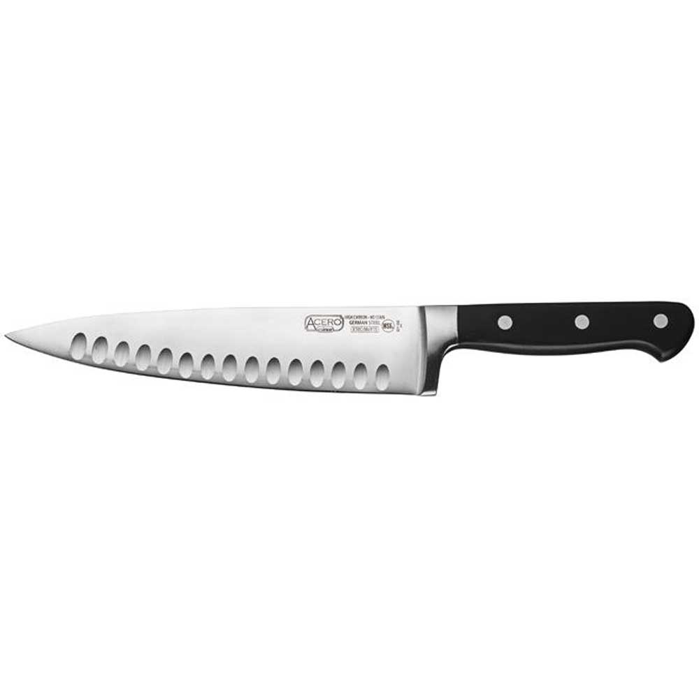 Winco Acero Hollow Ground Chef Knife, 8 inch -- 6 per case.
