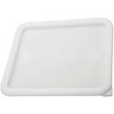 Winco Polyethylene White Cover for PESC-12/18/22 Square Storage Containers -- 6 per case.