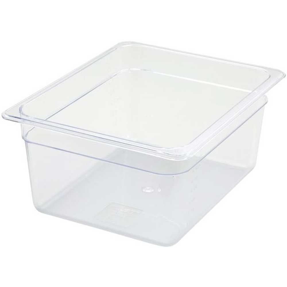 Winco Polycarbonate Half Size Food Pan, 5.5 inch -- 6 per case.