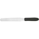 Winco Black Polypropylene Handle Bakery Spatula, 7 15/16 x 1 1/4 inch Blade -- 12 per case.