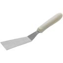 Winco Offset Grill Spatula with White Polypropylene Handle, 4 1/4 x 2 3/16 inch Blade -- 12 per case.