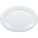 Yanco Abco Porcelain Oval Rolled Edge Super White Platter, 22 inch Length -- 4 per case.