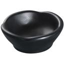 Yanco Asian Style Melamine Round Black Pearl Sauce Dish, 3 3/4 x 2 1/4 inch -- 72 per case.