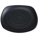Yanco Asian Style Melamine Square Black Pearl Plate, 10 inch Diameter -- 24 per case.