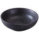 Yanco Diamond Black Speckled Porcelain Round Salad Bowl, 9 Ounce Capacity -- 36 per case.