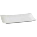 Yanco SH-215 Shanghai Rectangular Plate, 15.5 x 7.5 inch, Bone China, Bone White -- 12 per case.