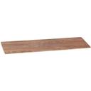 Yanco WD-222 Rectangular Wooden Tray, 21 x 6.5 inch, Melamine, White -- 6 per case.