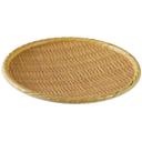 Yanco WD-509 Round Wooden Tray, 9 inch Diameter, Melamine -- 24 per case.