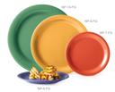GET Enterprises inc Diamond Mardi Gras Melamine Round Narrow Rim Plate, 7.25 inch -- 48 per case.