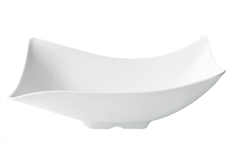 GET Enterprises inc San Michele Melamine Rectangular Flare Bowl, 60 Ounce -- 3 per case