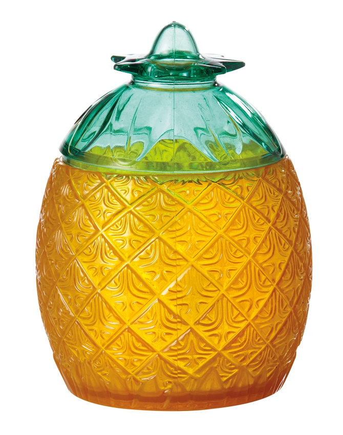 GET Enterprises inc Styrene Acrylonitrile Pineapple Glass, 20 Ounce -- 24 per case.