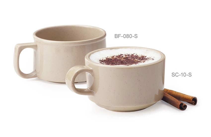 GET Enterprises inc Tahoe Centennial Series Sandstone Melamine Mug, 11 Ounce -- 24 per case.