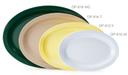 GET Enterprises inc Supermel I Melamine Oval Platter, 15.75 x 11 inch -- 12 per case.