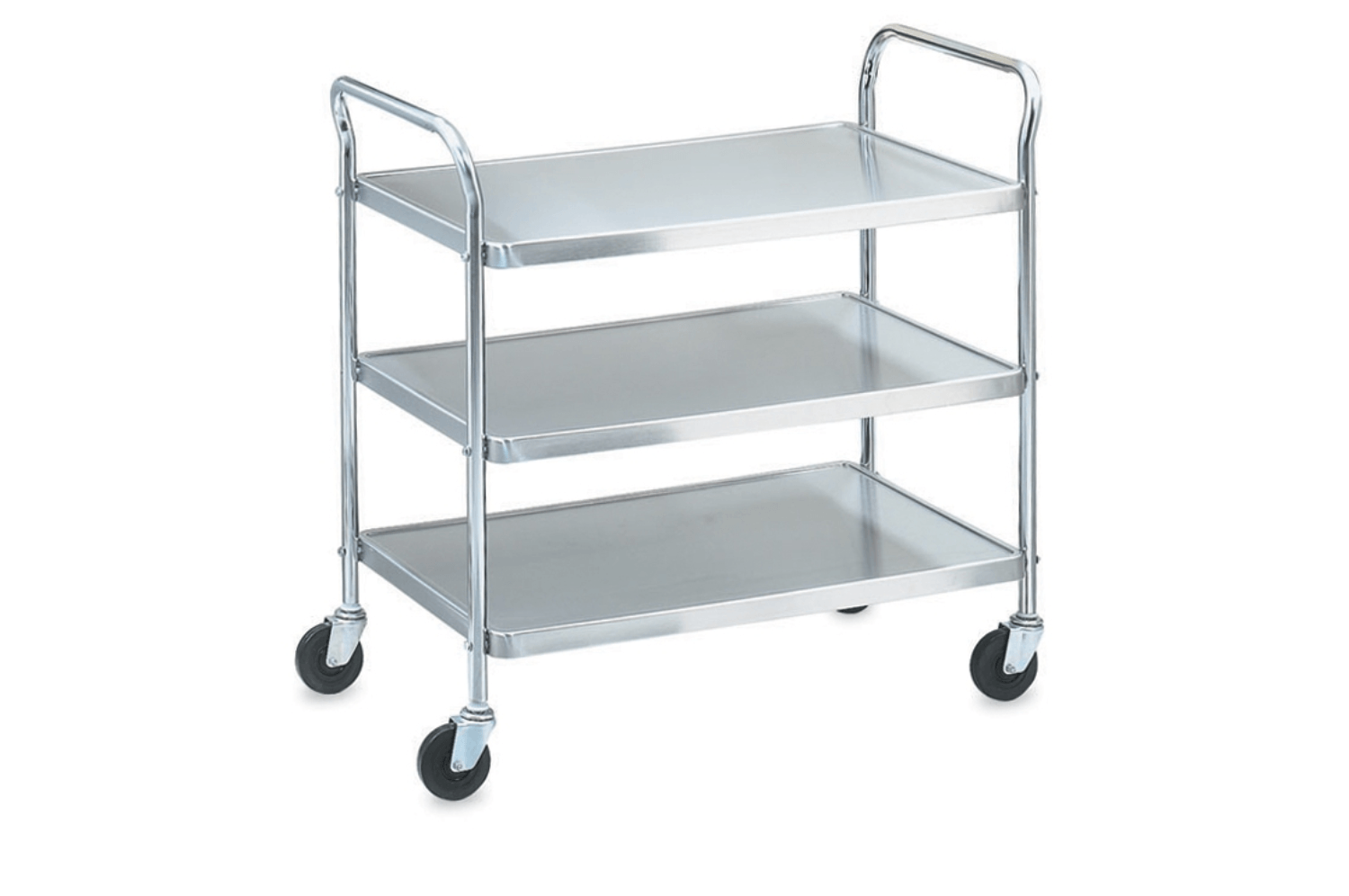 Vollrath Cart 3 Shelves Knock Down, Stainless Steel, 500 Pound