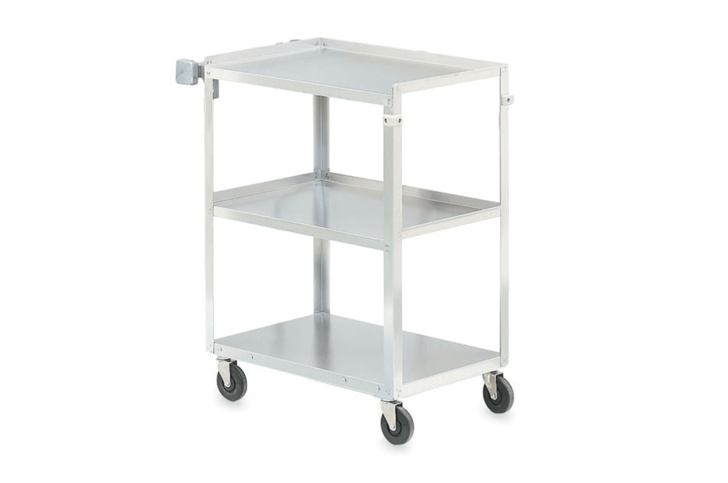 Vollrath Cart Utility 3 Shelves, Stainless Steel, 400 Pound