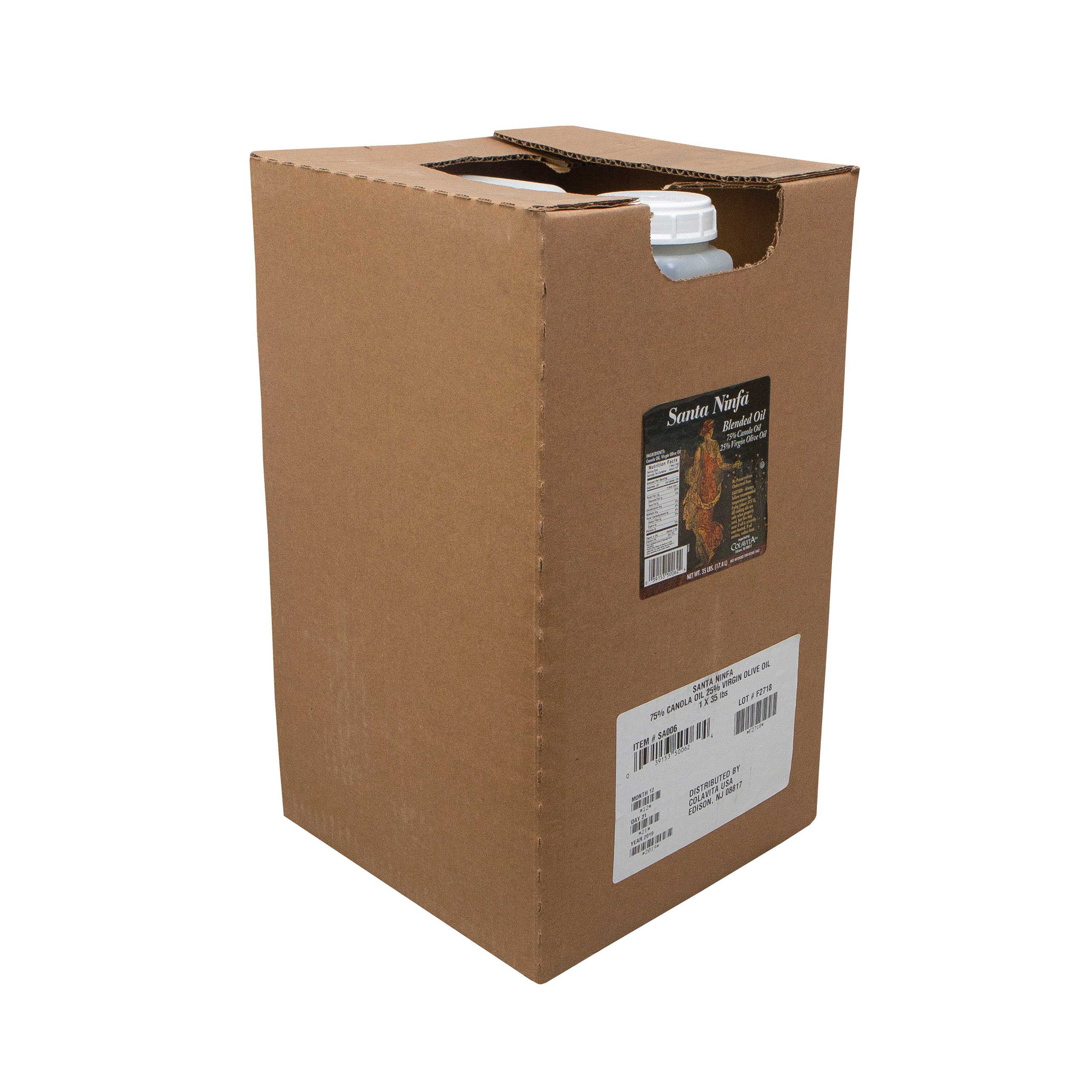 Colavita Canola Blend Oil, 75/25, 35 Pound -- 1 Case