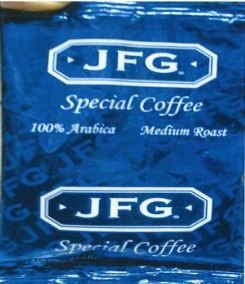 JFG 100 Arabica Coffee Special Blend, 1.75 Ounce -- 72 per case.