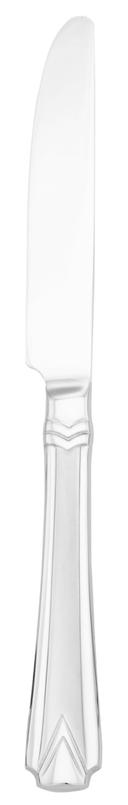 Walco 18/10 Stainless Hallmark Collection Athenian Diamond Crowned Dinner Table Knife, 8 13/16 inch -- 12 per case.