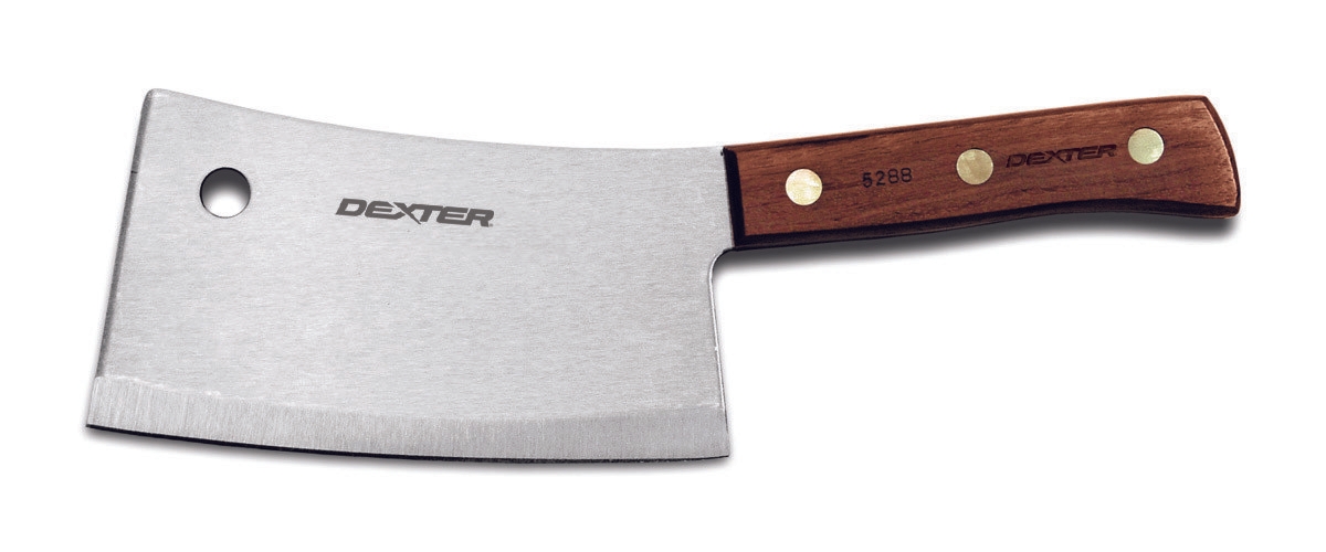 Dexter Russell Heavy Duty Stainless Cleaver, 7 inch.