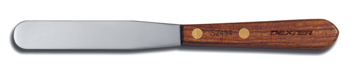 Dexter Russell Traditional White Baker Spatula, 4 x 1 inch -- 12 per case.