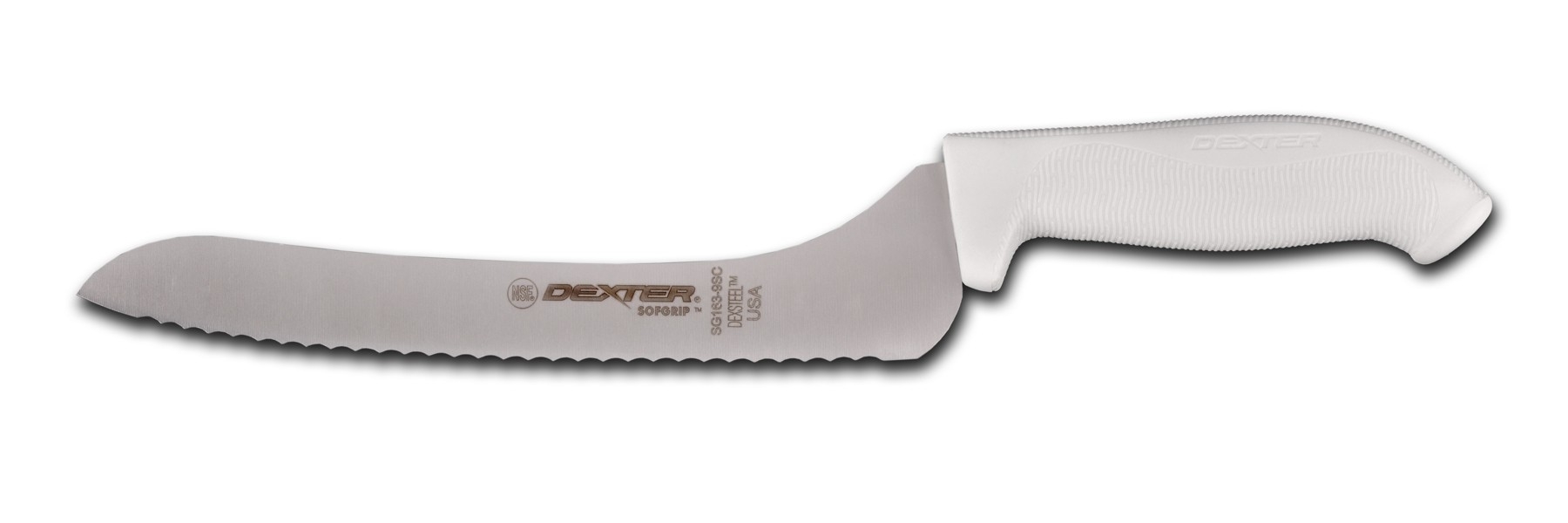 Dexter Russell Knife, 9 Scalloped Offset Sandwich Knife
