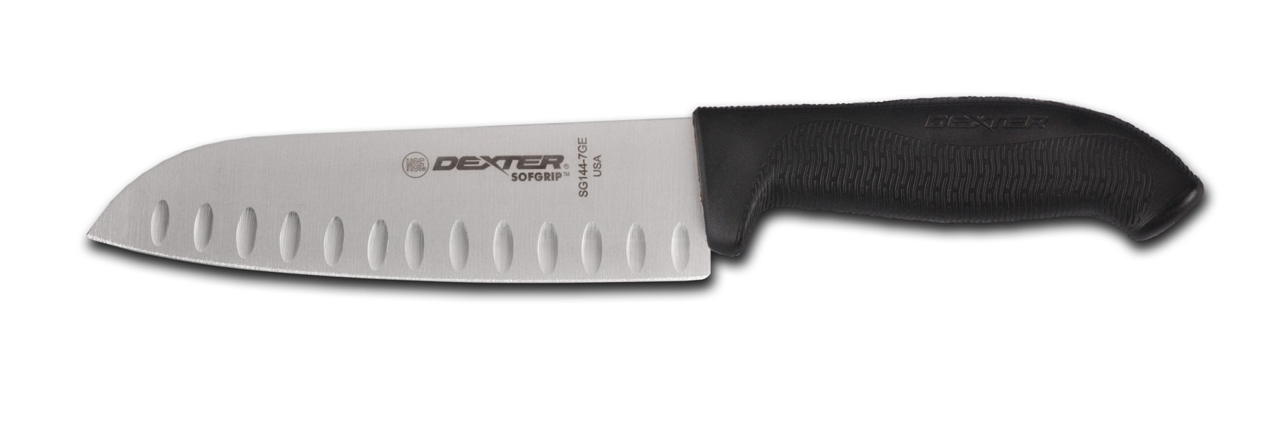 Dexter Russell SofGrip Duo Edge Santoku Knife, 7 inch -- 6 per case.