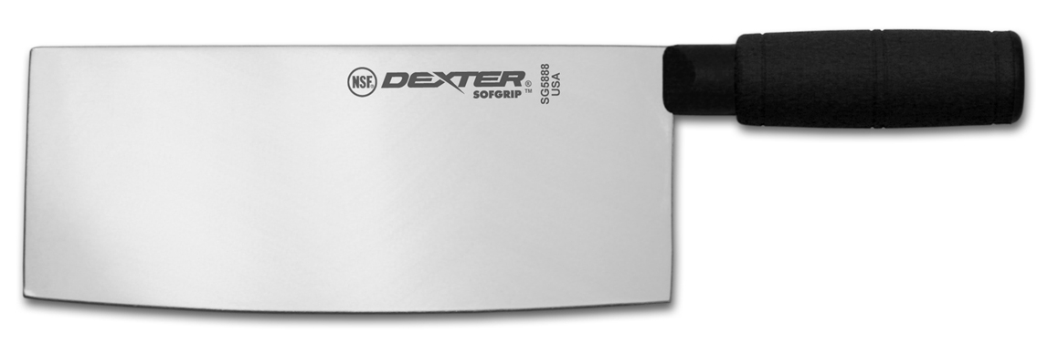 Dexter Russell SofGrip Chinese Chefs Knife, 8 x 3 1/4 inch -- 6 per case.