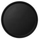 Cambro Round Plastic Serving Tray, Black, 14 inch -- 12 per case