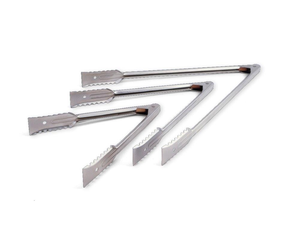 Edlund 16 Grip Flat Paddle Stainless Steel Tong