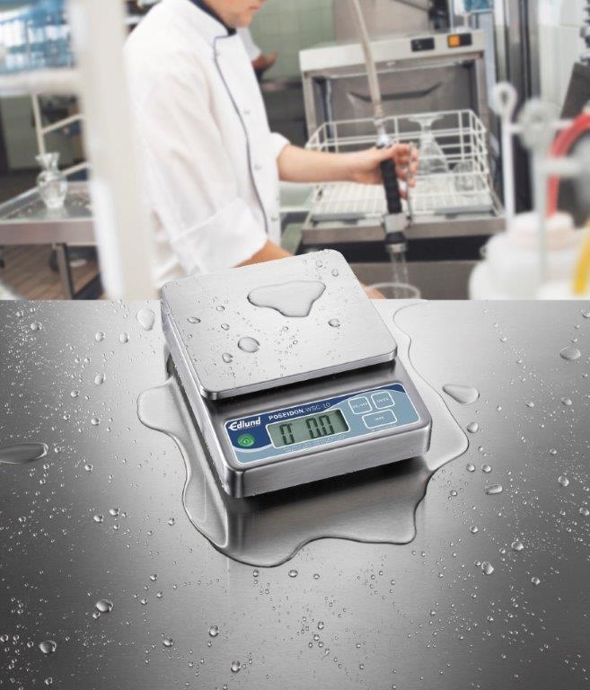 Edlund Digital Portion Scale With Standard Stainless Steel Platform, 6 X 6 3/4 Inch