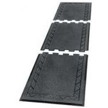 Cactus Mat Black Comfort Zone Rubber Mat - 1/2 inch Thick, 28 x 36 inch.