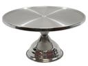 Tablecraft Stainless Steel Unassembled Cake Stand, 13 x 13 x 6 inch
