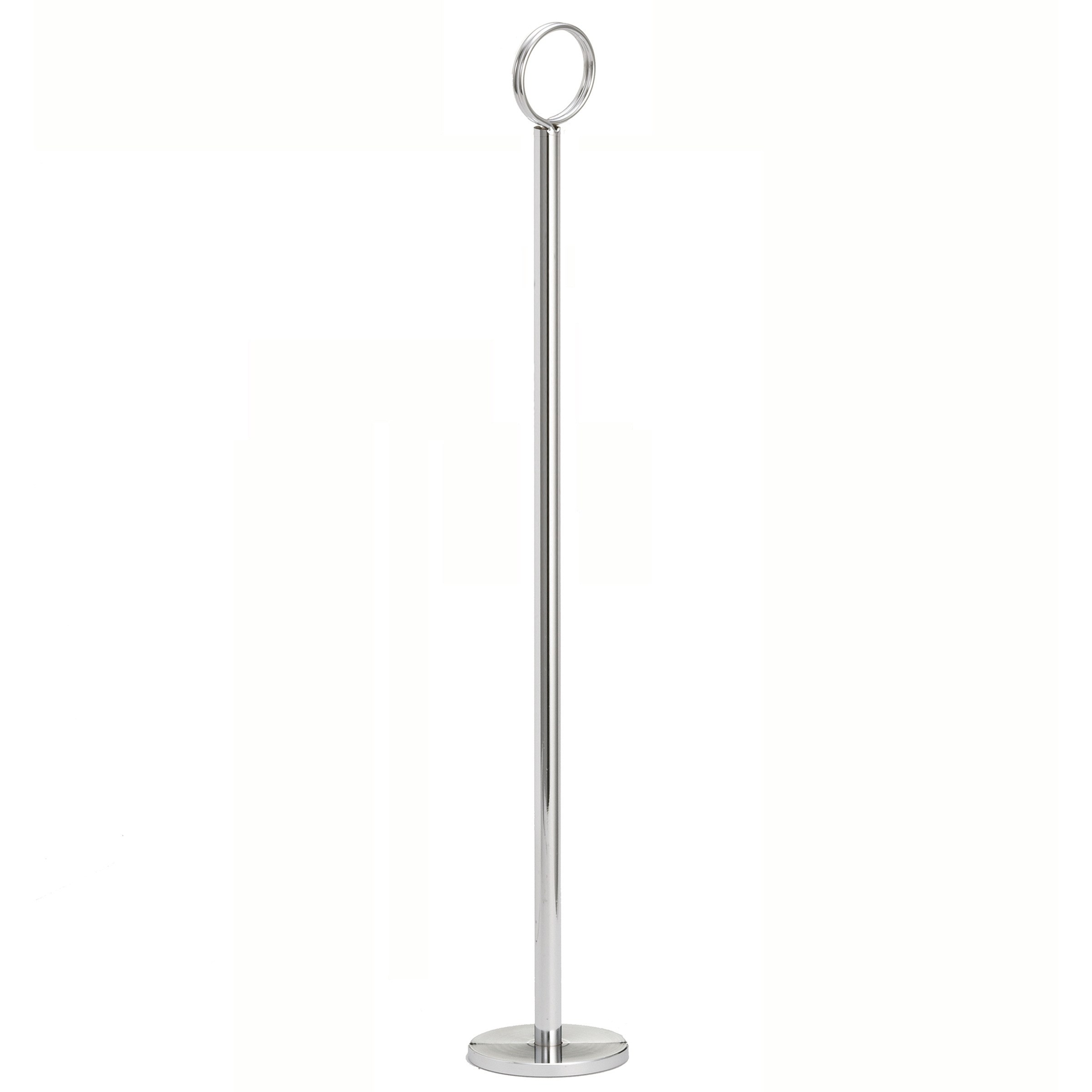 Tablecraft Chrome Plated Card Holder, 2.25 x 2.25 x 18 inch