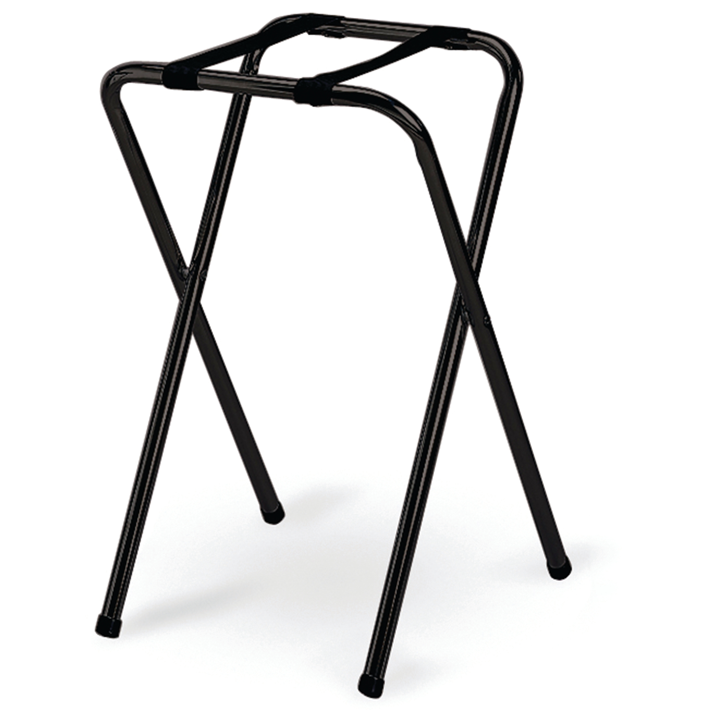 Tablecraft Black Metal Single Bar Tray Stand, 29 1/2 inch