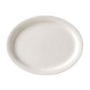 Vertex China Vista Collection Undecorated American White Narrow Rim Oval Platter, 9 1/2 inch -- 24 per case.