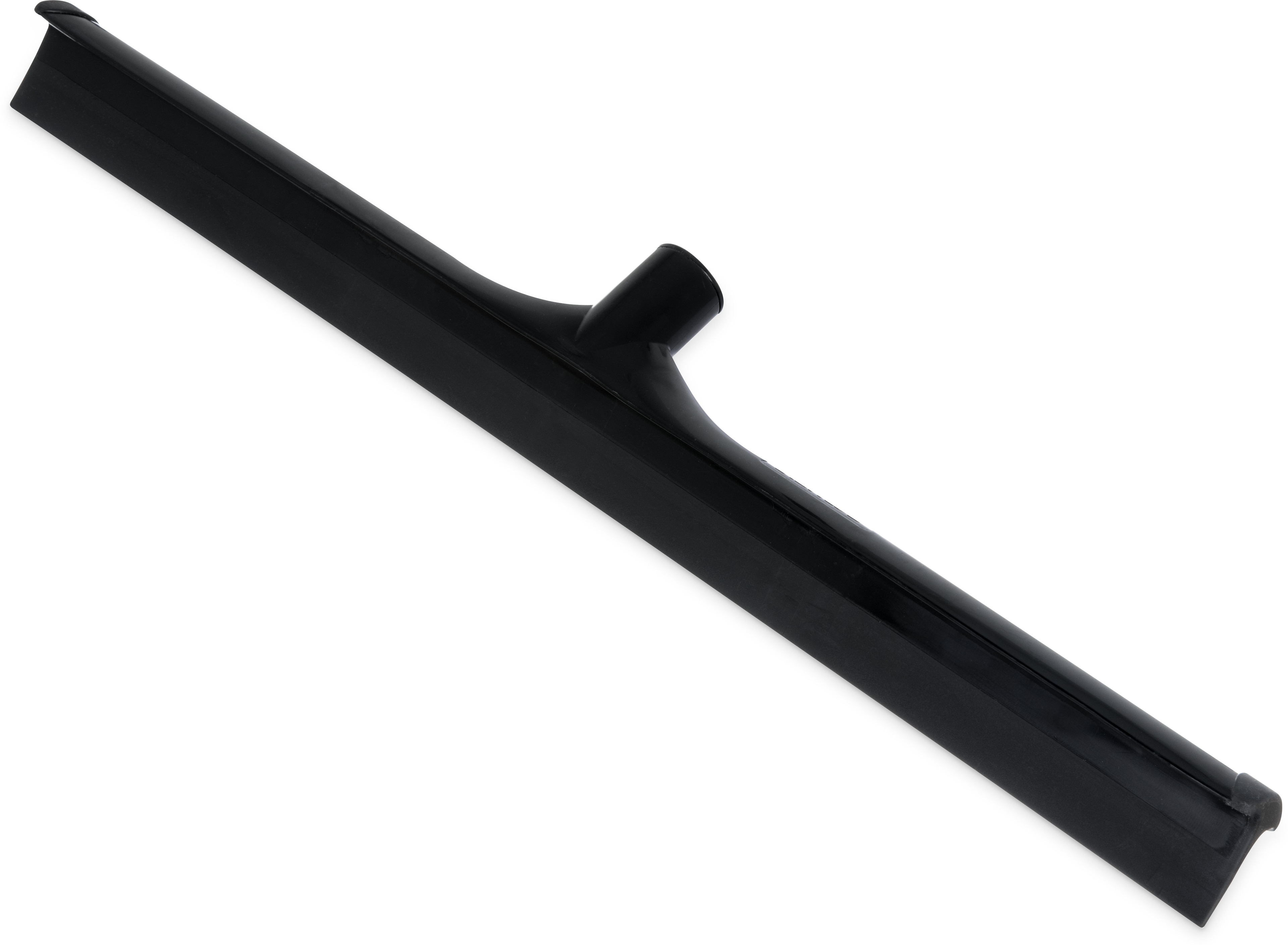 Black Economical Solid One-Piece Rubber Squeegee 23 3/4 inch -- 6 per case