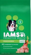Iams Proactive Health Adult MiniChunks Dry Dog Food, 3.3 Pound -- 4 per case.
