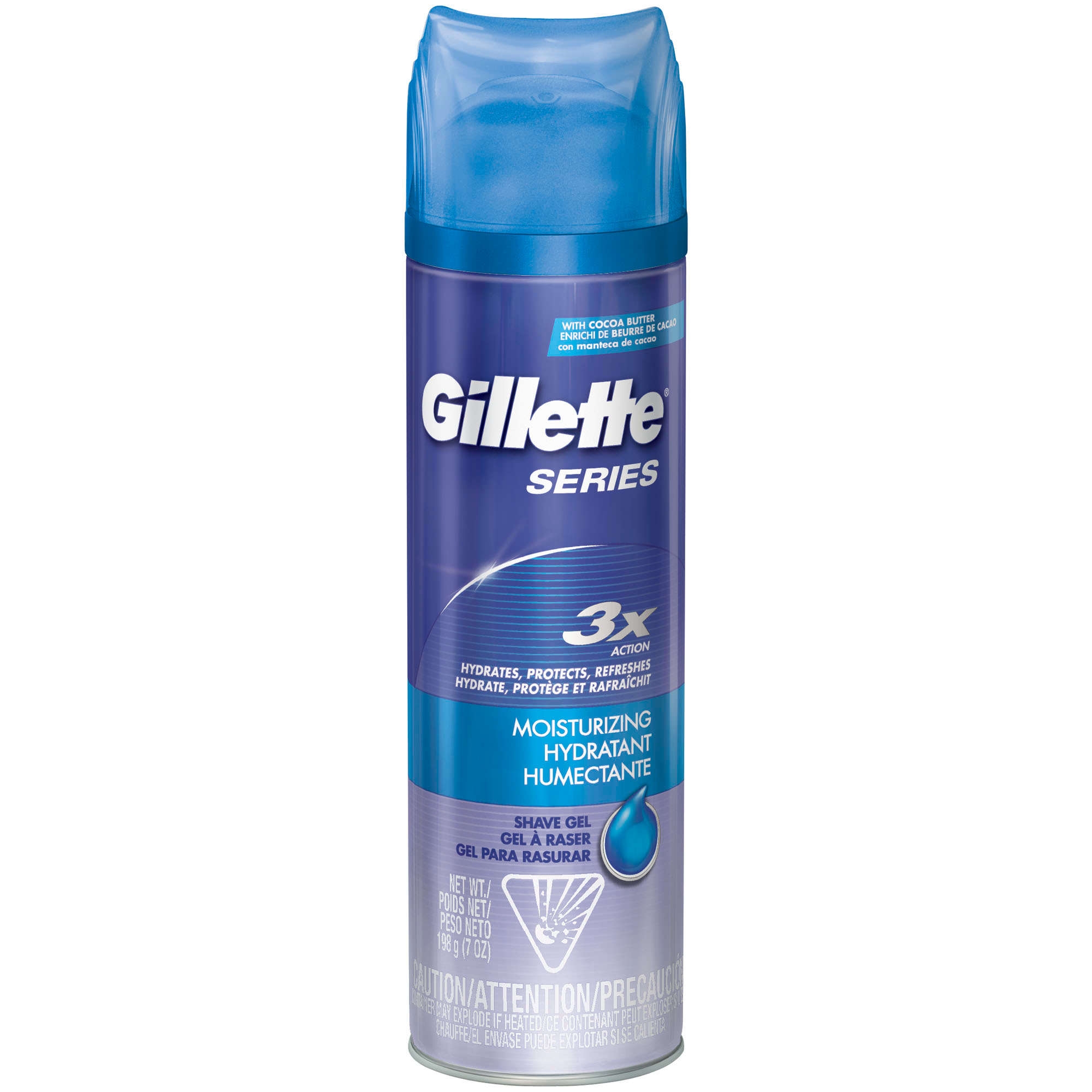 Gillette TGS Series Moisturizing Shave Gel, 7 Ounce -- 12 per case.