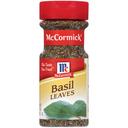 Mccormick Seasoning Whole Basil Leaf, 1.25 Ounce -- 12 per case.