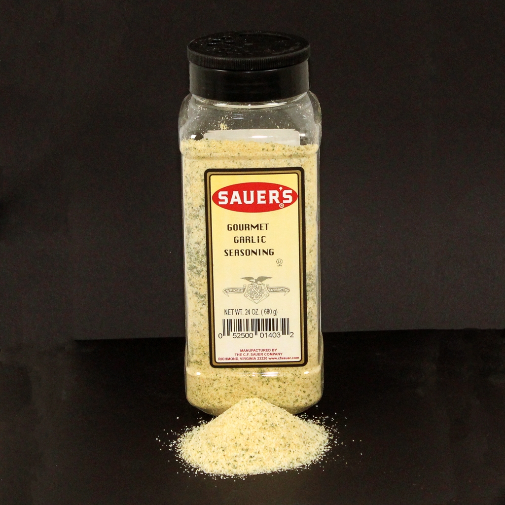 C.F. Sauer Foods Gourmet Garlic Seasoning, 24 Ounce -- 6 per case.