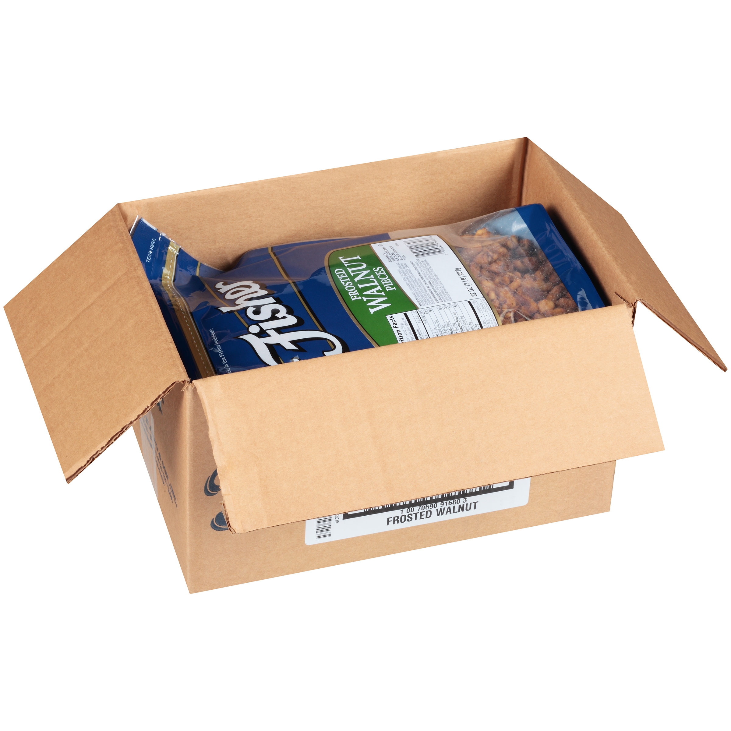 Fisher Chefs Naturals Frosted Medium Walnut Piece, 2 Pound -- 3 per case.