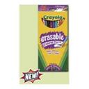 Crayola Short Erasable Colored Pencil, 24 per pack -- 24 per case.