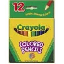 Crayola Short Colored Pencil -- 48 per case.