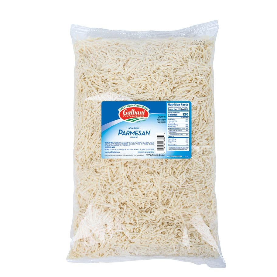 Galbani Professionale Shredded Parmesan Cheese, 5 Pound -- 6 per case