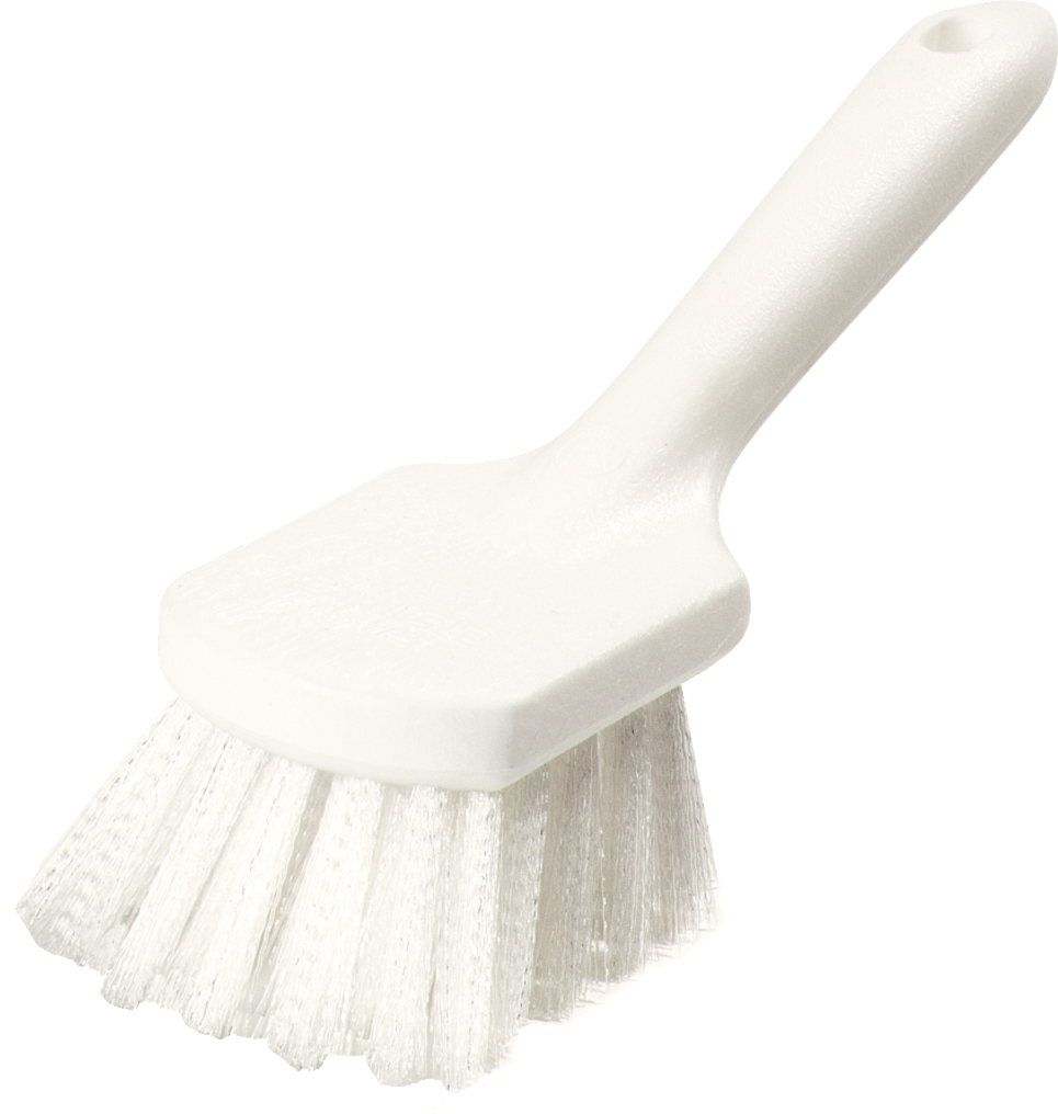 Sparta Utility Scrub Clean-up Brush, With Medium Stiff Polyester Bristle, 8 Inch -- 12 Per Case